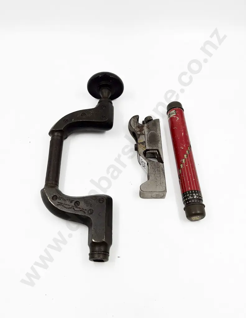 Vintage Hand Drill with Small Planer Image 1++
