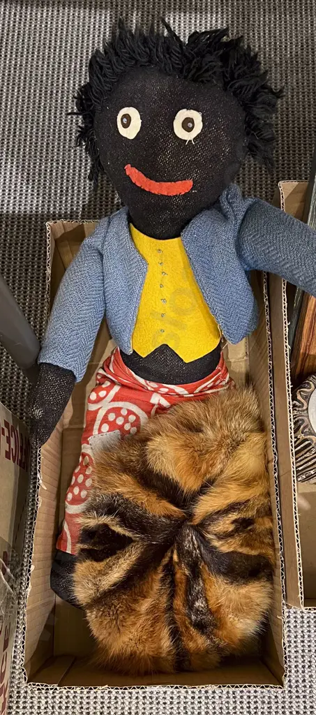 Vintage Toy with Fur Hat Image 1++