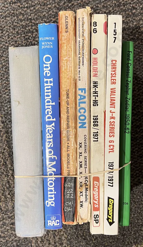 Seven Various Books on Motoring and Automotives Image 1++