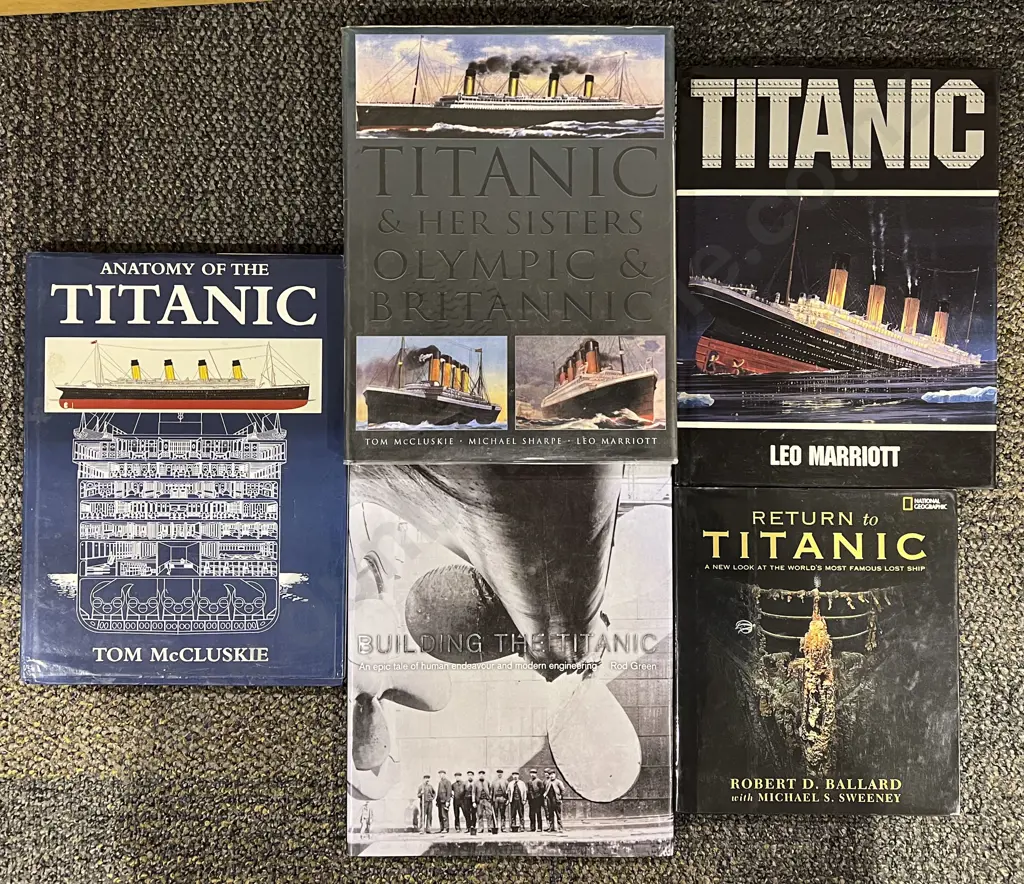 Five Books on The Titanic Image 1++
