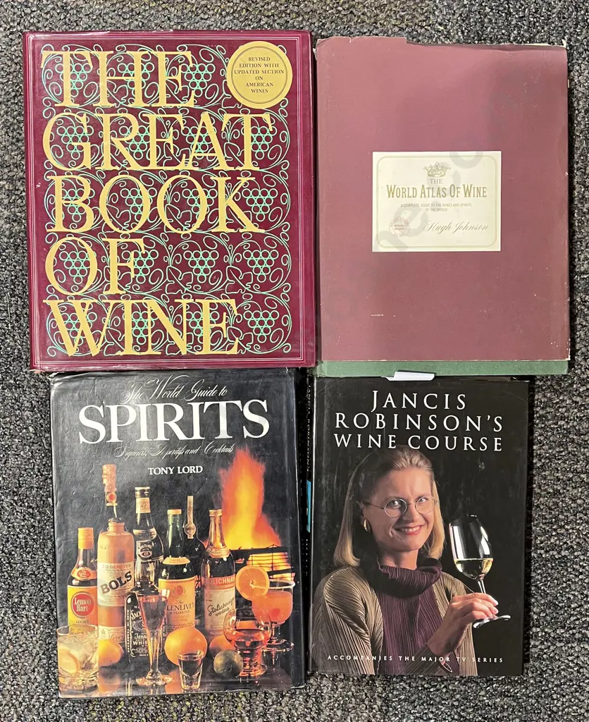 Four Books on Wine & Spirits Image 1++