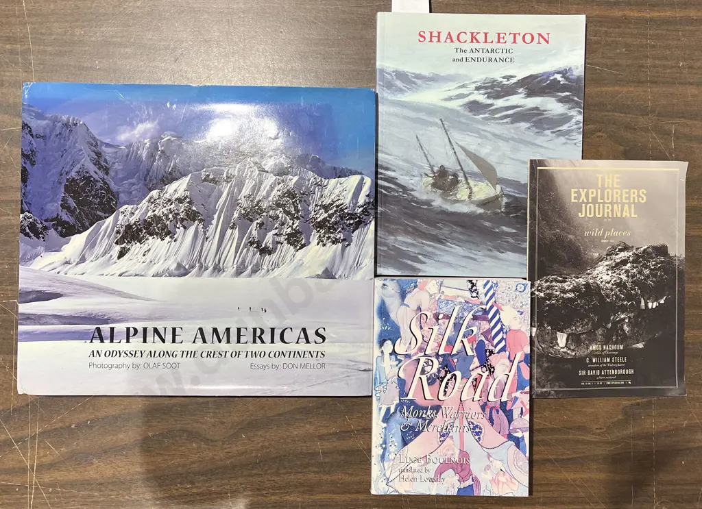Two Books on Antartica with Two Others (4) Image 1++