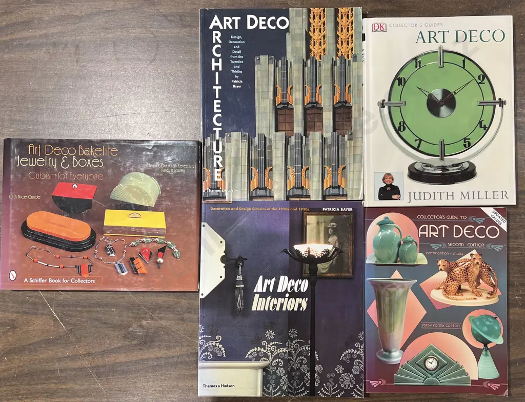 Five Art Deco Reference Books Image 1++
