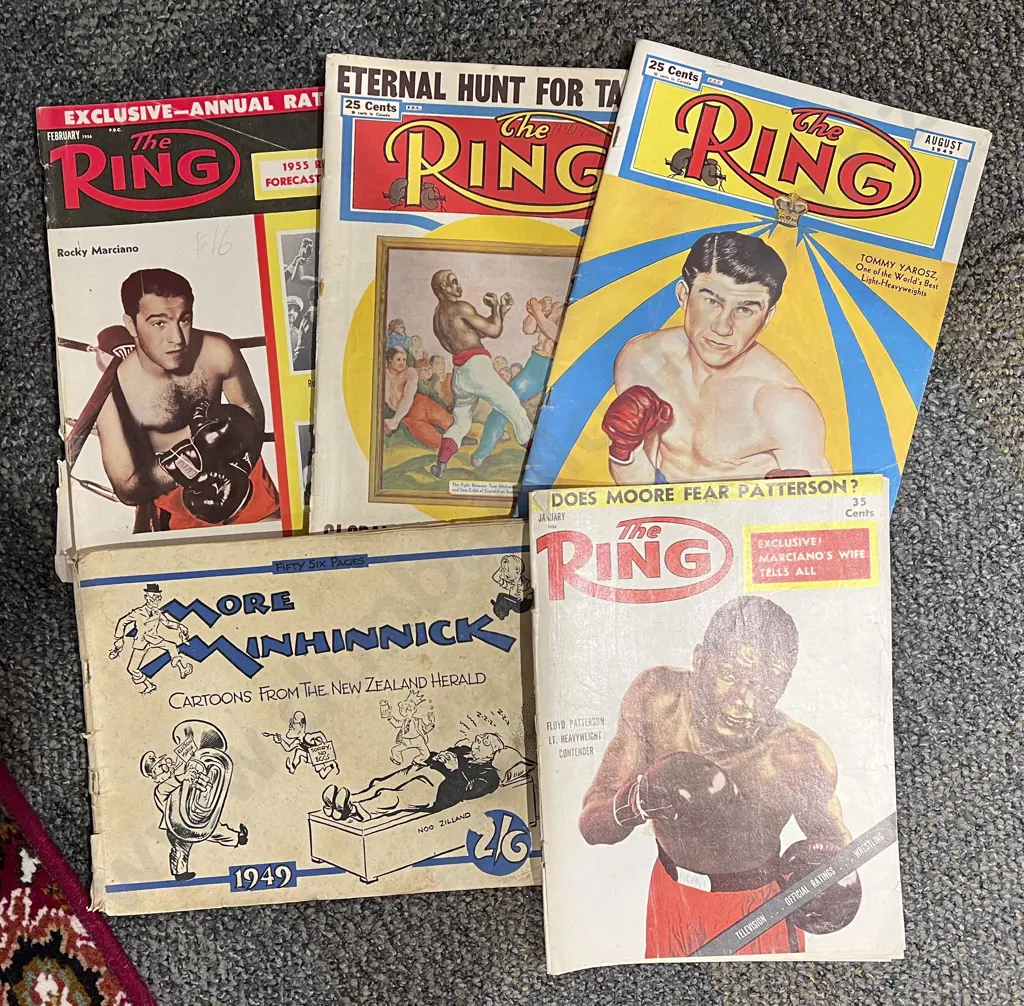 Quantity of Assorted Vintage Magazines Including Olympic Clippings Book Image 1++
