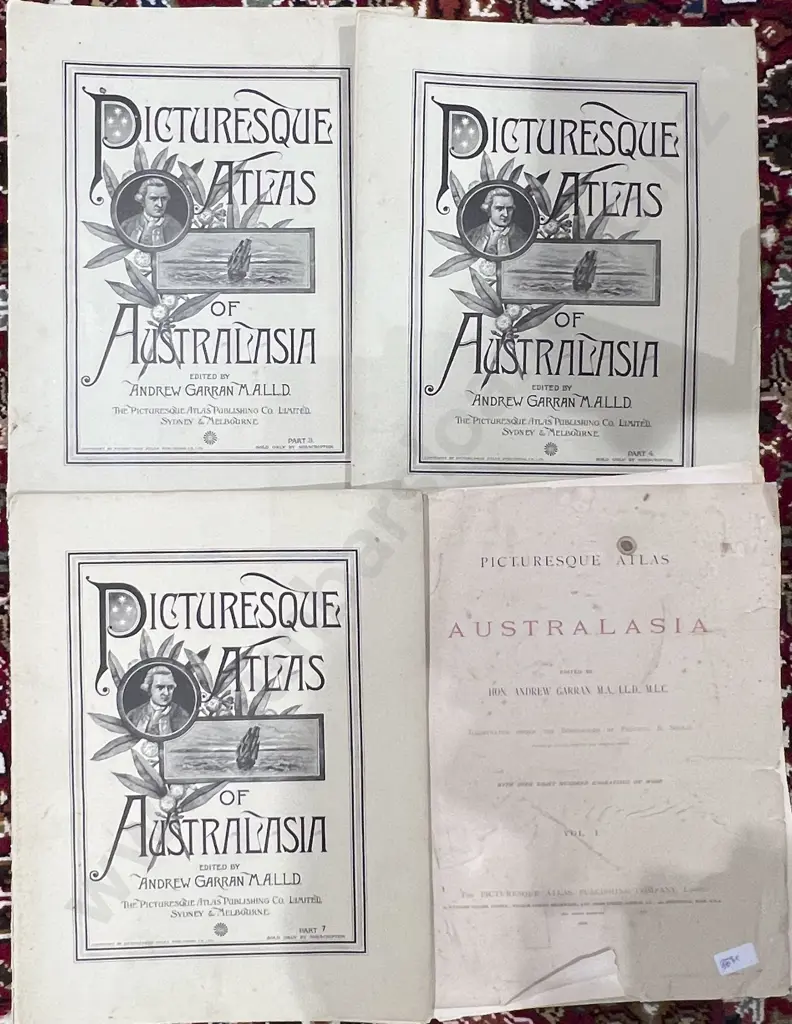 Quantity of Assorted Pages from The Picturesque Atlas of Australasia Image 1++
