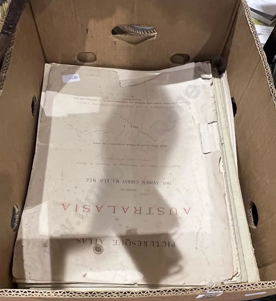 Quantity of Assorted Pages from The Picturesque Atlas of Australasia Image 1++