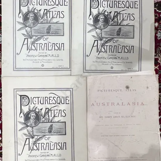 Quantity of Assorted Pages from The Picturesque Atlas of Australasia