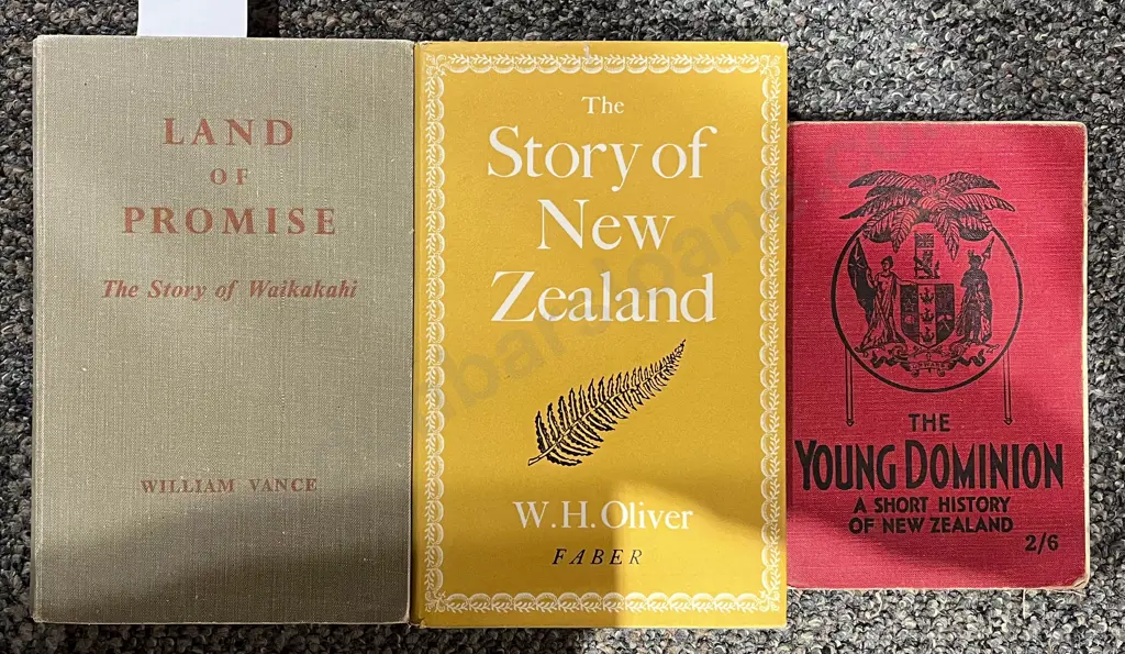 Three Vintage New Zealand Reference Books Image 1++
