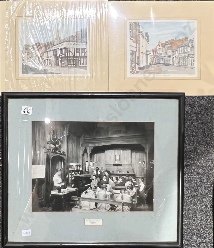 Mrs Ramseys School with Two Limited Edition Prints Image 1++