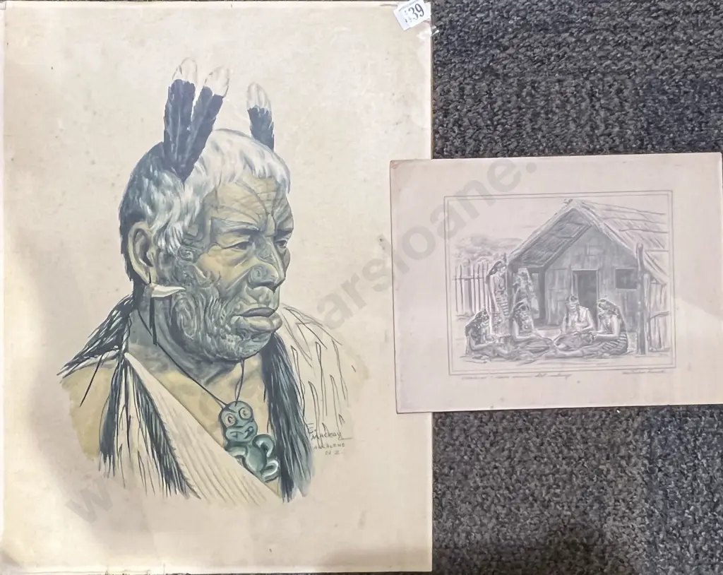 Two Aotearoa Themed Prints Image 1++