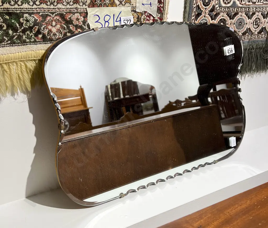 Small Bevel Edged Wall Mirror Image 1++