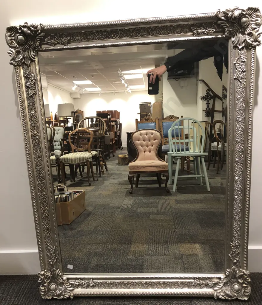 Large Bevel Edged Mantle Mirror Image 1++