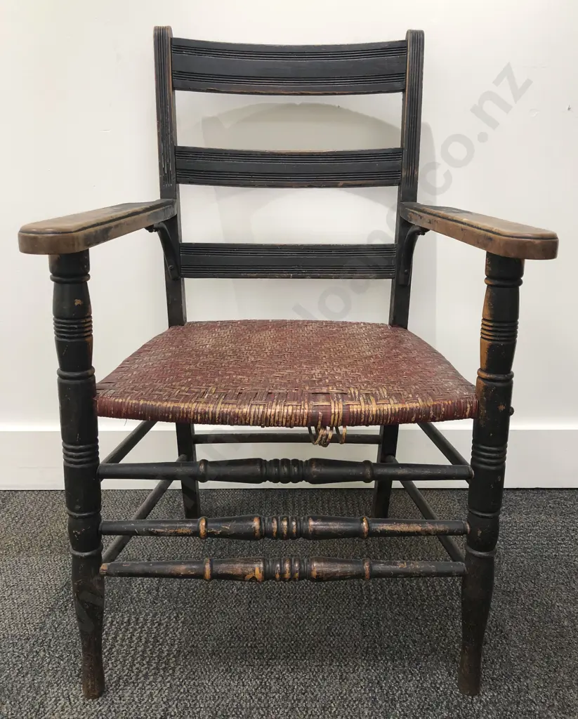 Rattan Seated Armchair Image 1++