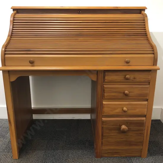 Modern Roll Top Writing Desk