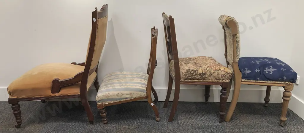 Four Assorted Chairs For Restoration Image 1++