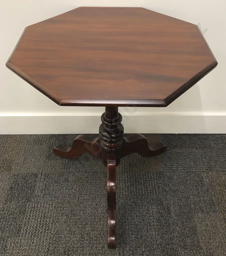 Victorian Octagonal Wine Table Image 1++