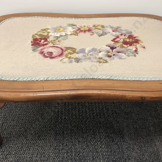 Tapestry Topped Foot Stool
