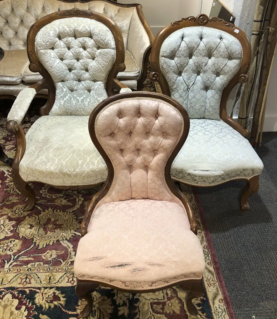 Grandfather and Grandmother Chair with Nursing Chair Image 1++
