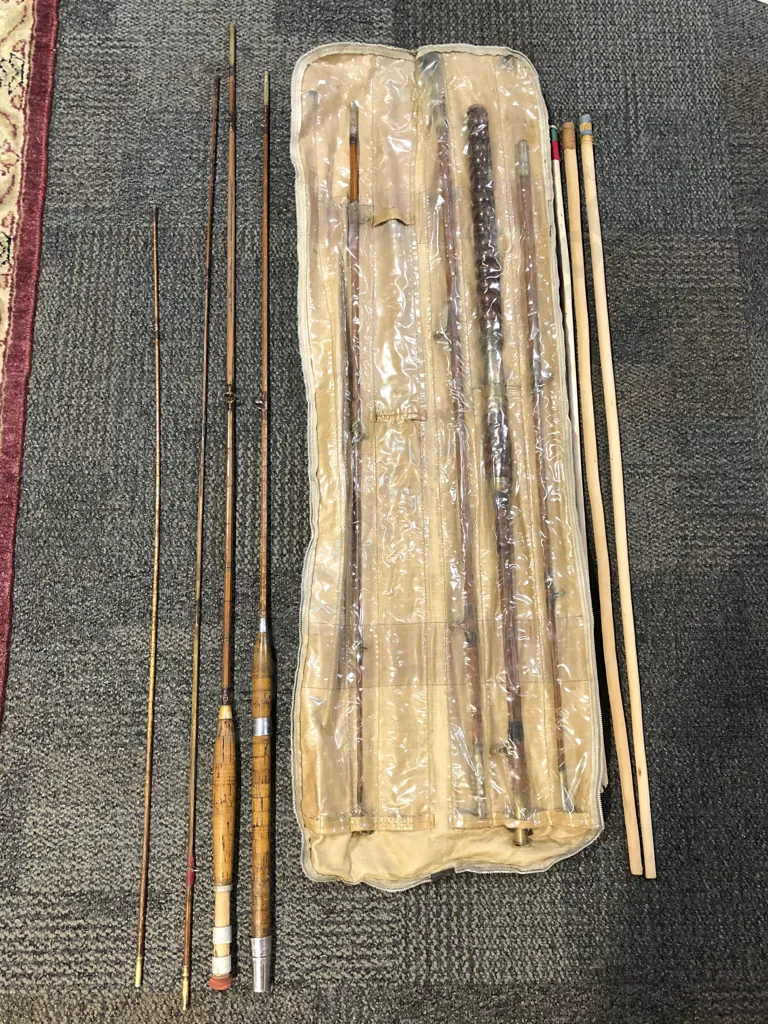 Small Quantity of Vintage Fishing Poles etc Image 1++