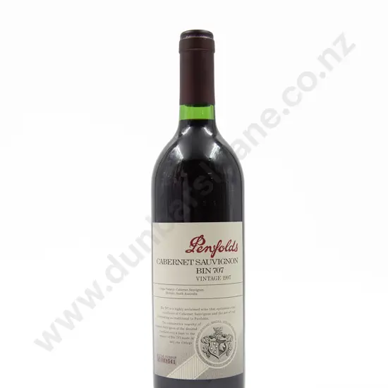 1 Bottle Penfolds Cabernet Sauvignon Bin 707 Vintage 1997