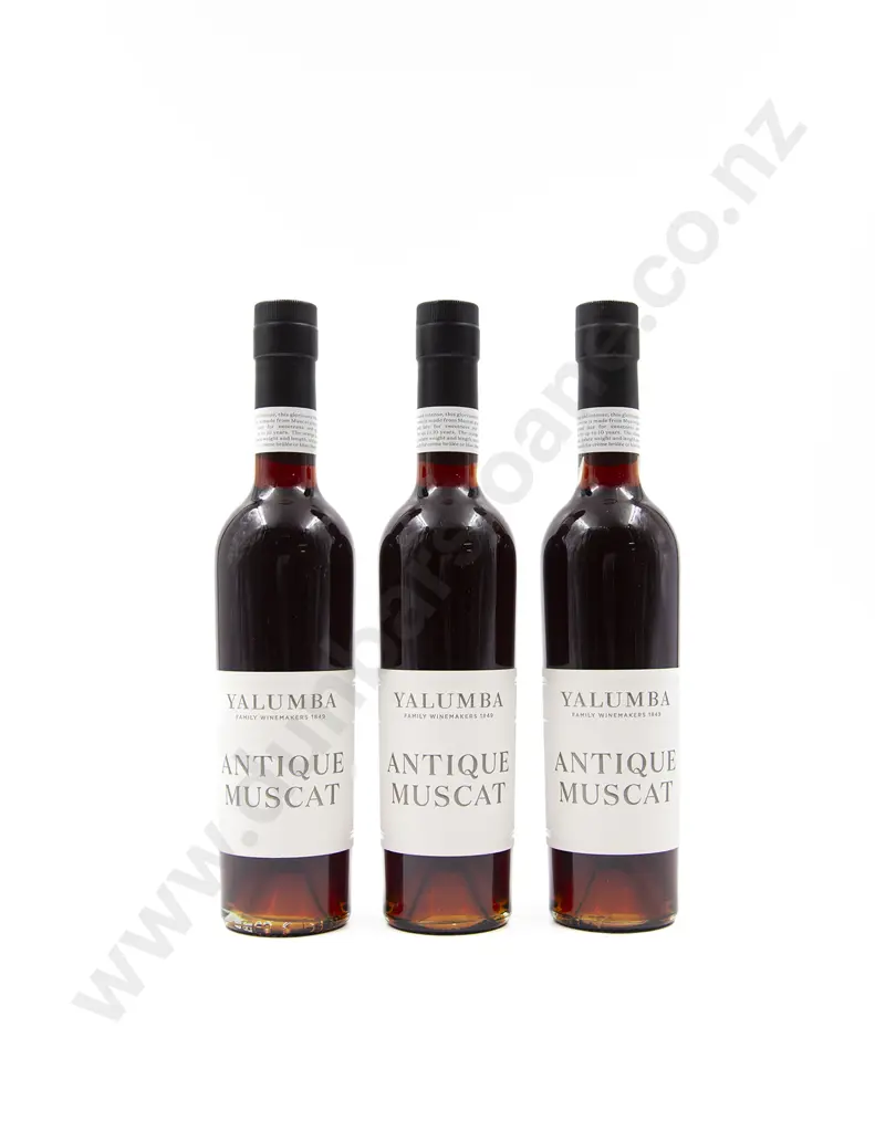 3 Bottles Australian Yalumba 'ANTIQUE' Muscat Barrel Aged 10 Years Image 1++