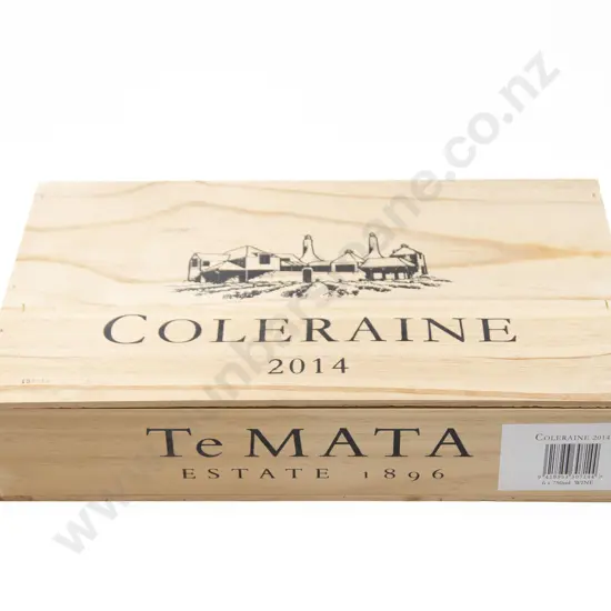 6 Bottles Boxed NZ Te Mata Estate Coleraine 2014