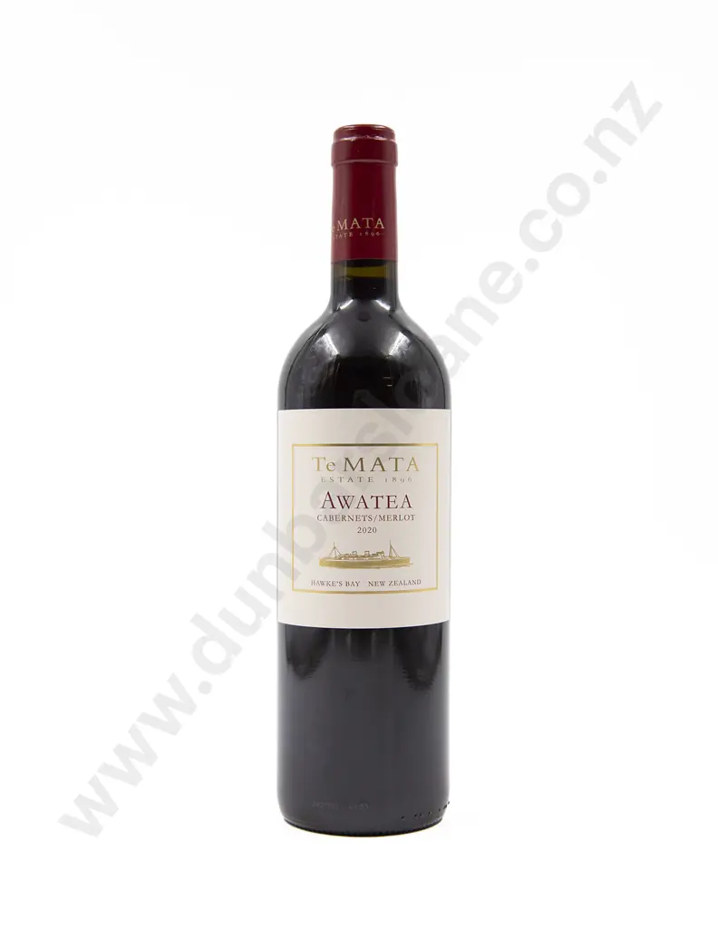 1 Bottle NZ Te Mata 'AWATEA' Cabernet/Merlot 2020 Hawkes Bay Image 1++