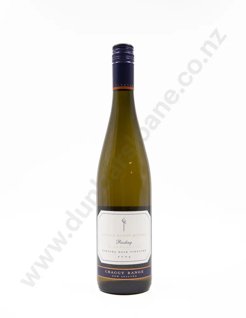 1 Bottle NZ Craggy Range Winery Rapaura Road Vineyard Riesling 2004 Image 1++