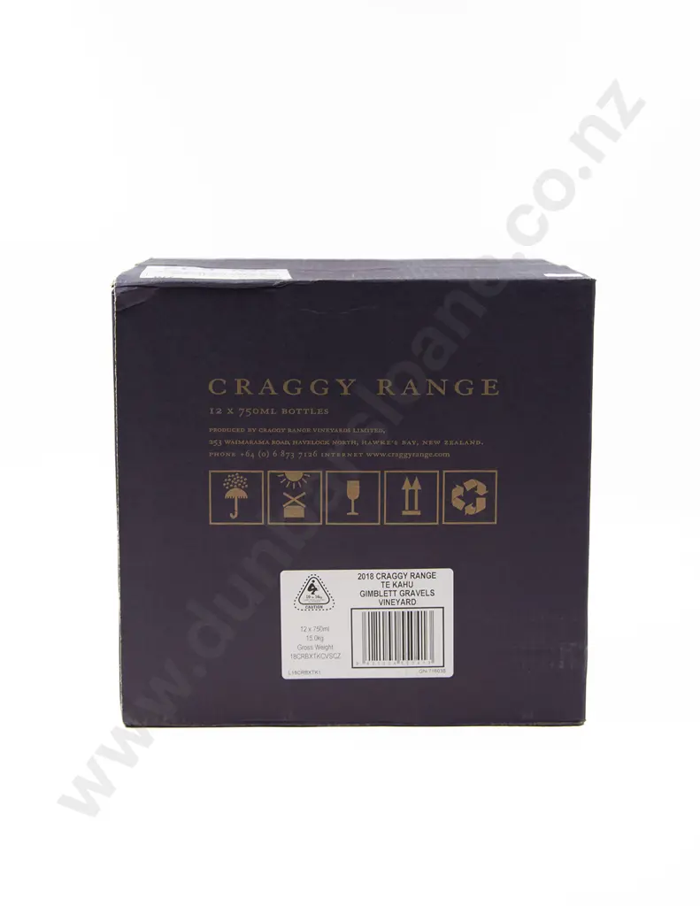 12 Bottles Craggy Range Gimblett Gravels Te Kahu 2018 Image 1++