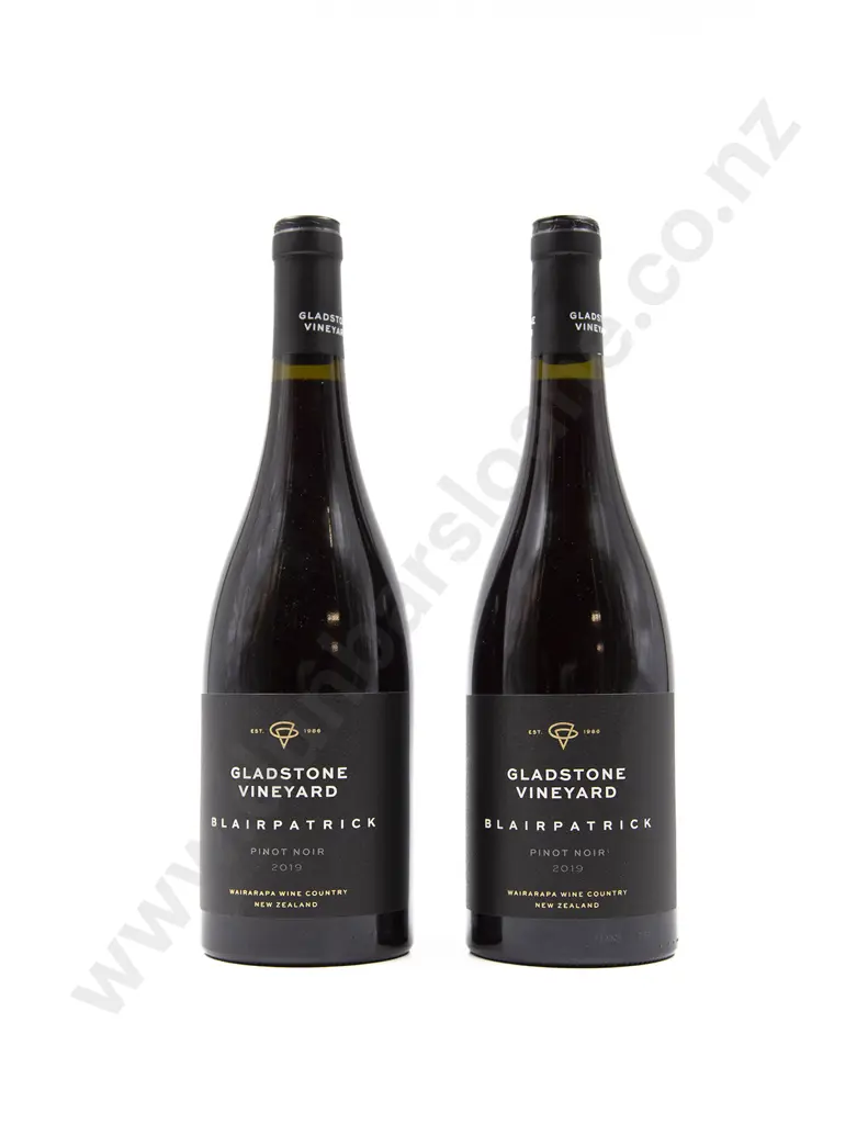 2 Bottles NZ Gladstone Vineyard 'BLAIR PATRICK' Pinot Noir 2019 Image 1++