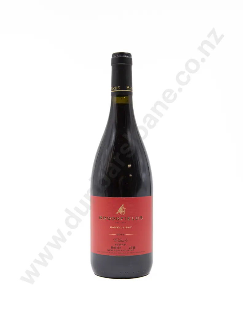 1 Bottle NZ Brookfields 'HILLSIDE' Hawkes Bay Merlot Syrah 2019 Image 1++