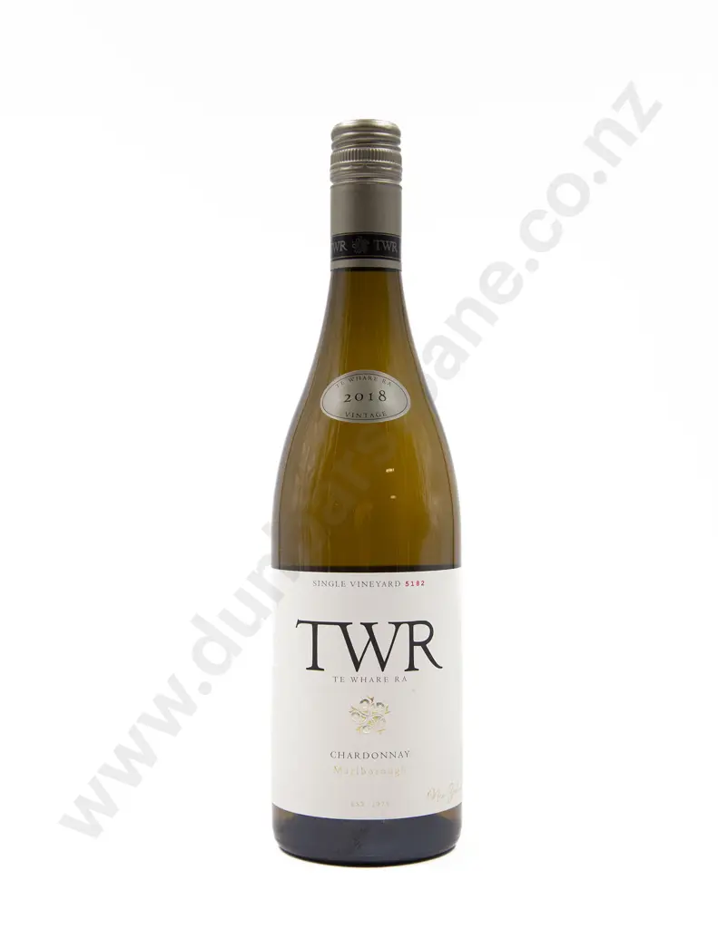 1 Bottle NZ Te Whare Ra Wines Chardonnay Marlborough 2018 Image 1++