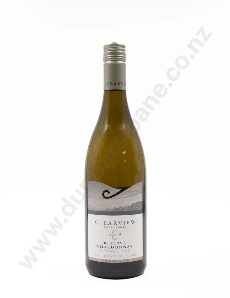 1 Bottle NZ Clearview Estate Reserve Chardonnay Hawke's Bay 2018 Image 1++