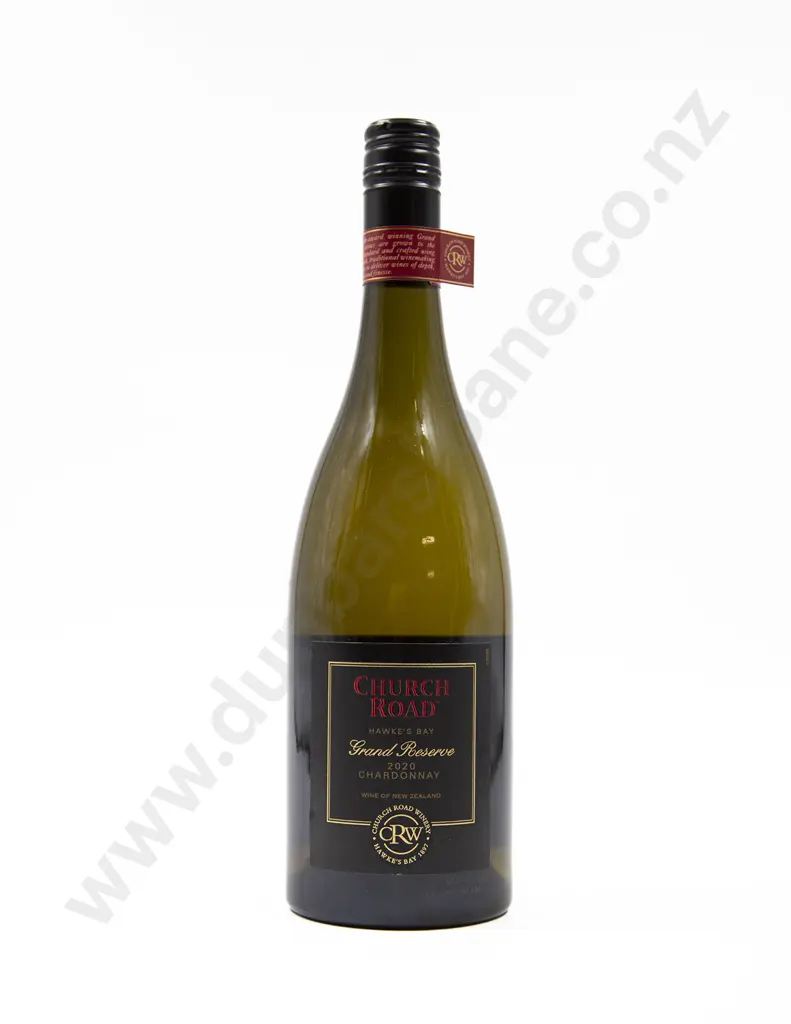 1 Bottle NZ Church Road 'Grand Reserve' Hawkes Bay Chardonnay 2020 Image 1++