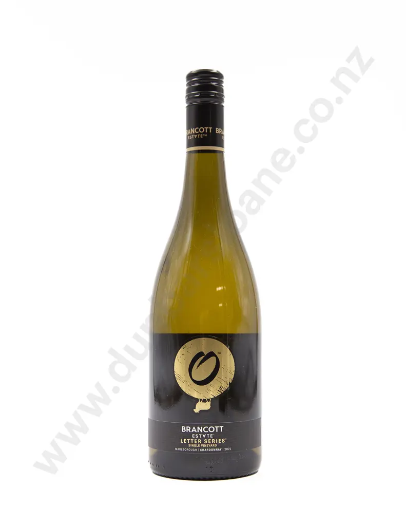 1 Bottle NZ Brancott Estate Letter Series 'O' Single Vineyard Marlborough Chardonnay 2021 Image 1++