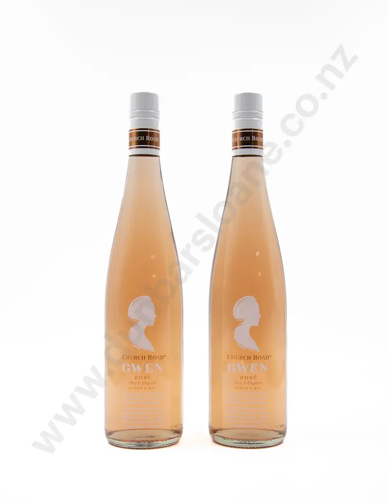 2 Bottles NZ Church Road 'Gwen' Hawkes Bay Rose 2021 Image 1++
