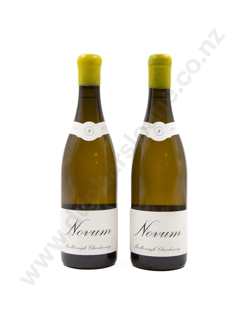 2 Bottles NZ Novum Marlborough Chardonnay 2018 Image 1++