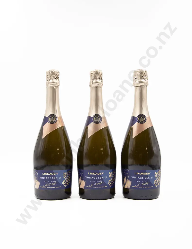 3 Bottles NZ Lindauer 'Vintage Series' Brut Cuvée 2017 Image 1++