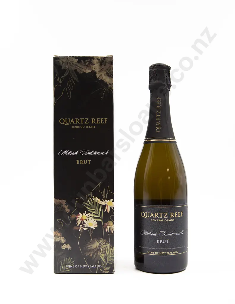 1 Bottle NZ Quartz Reef Bendigo Estate Methode Traditionnelle Brut (Presentation Boxed) Image 1++