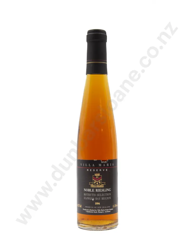 1 Bottle NZ Villa Maria Reserve Noble Riesling Hawke's Bay 1994 Image 1++