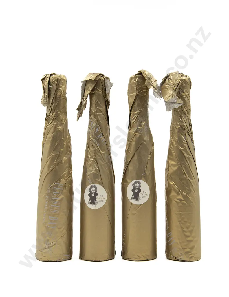 4 Bottles NZ Pegasus Bay Winery Encore Noble Riesling 2016 Image 1++