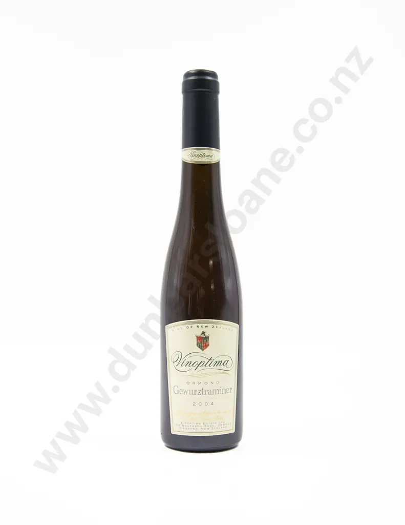 1 Bottle NZ Vinoptima Gewurztraminer Noble Late Harvest 2004 Image 1++