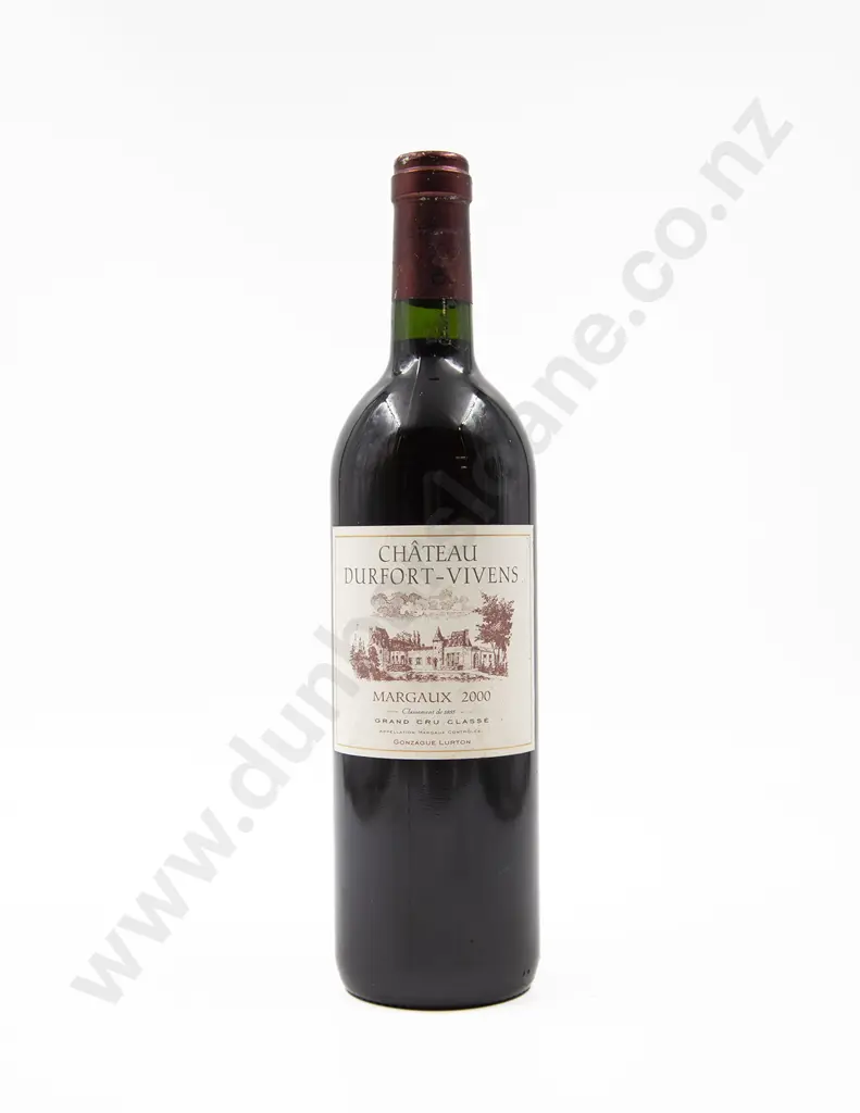 1 Bottle Château Durfort-Vivens Margaux 2000 Grand Cru Classé Image 1++