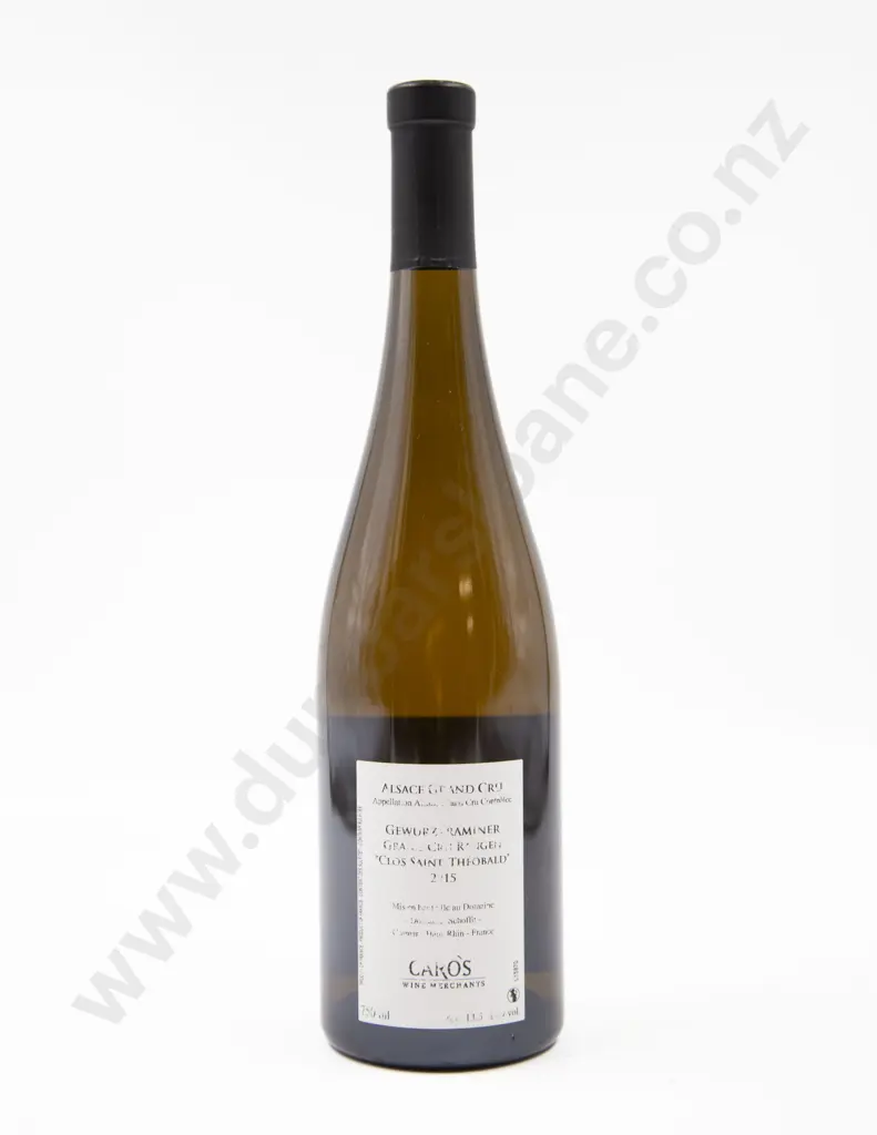 1 Bottle Domaine Schoffit Clos Saint-Theobald RANGEN G C Gewurztraminer 2015 Alsace Image 1++