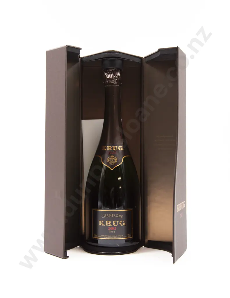 1 Bottle French KRUG 2002 Vintage Champagne Image 1++