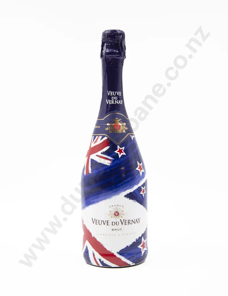 1 Bottle Veuve du Vernay vin Mousseux Brut - Special Commemorative Bottling Image 1++