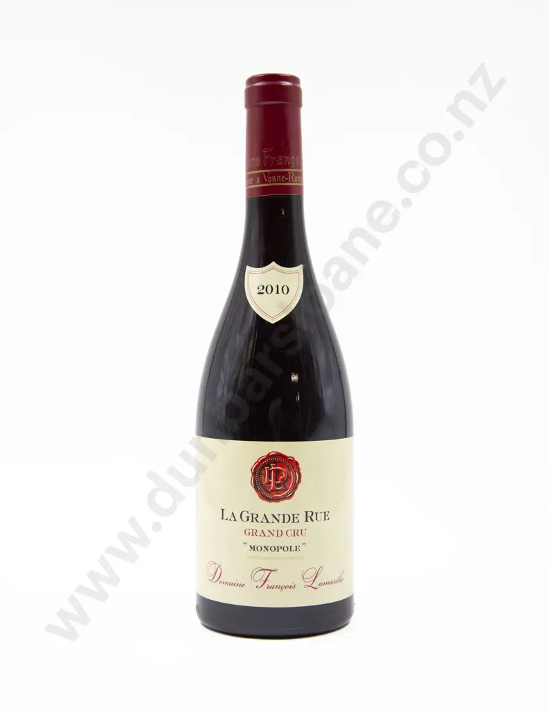 1 Bottle Domaine Francois LAMARCHE 'La Grande Rue' Grand Cru 2010 Burgundy Image 1++
