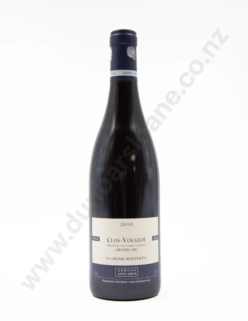 1 Bottle Domaine Anne Gros 'Clos Vougeot' Le Grand Maupertui Grand Cru 2010 Burgundy Image 1++