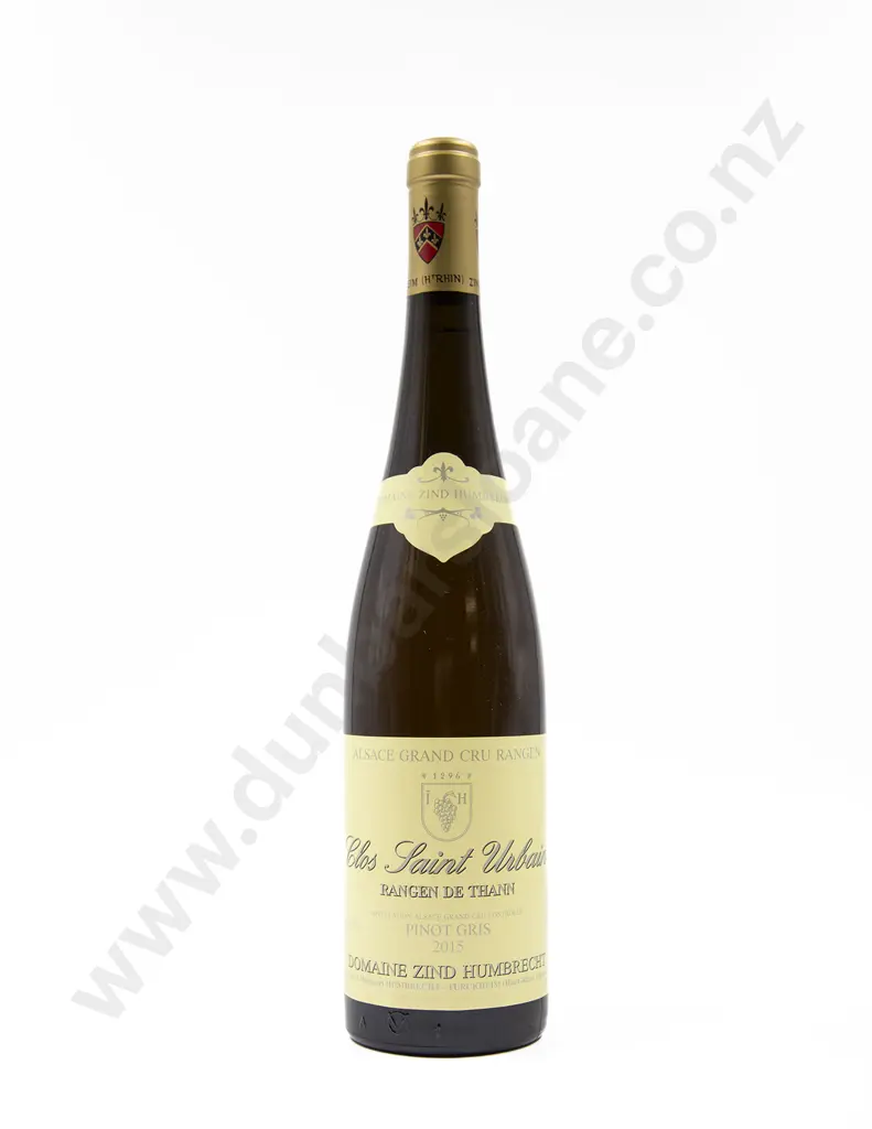 1 Bottle Dom Zind-Humbrecht Clos Saint Urbain "Rangen de Thann' GC Pinot Gris 2015 Alsace Image 1++