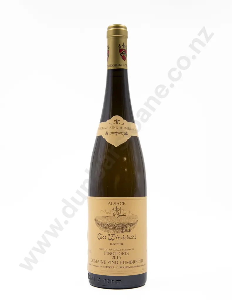 1 Bottle Dom Zind-Humbrecht 'Clos Windsbuhl' Pinot Gris 2015 Alsace Image 1++